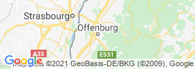 Offenburg map